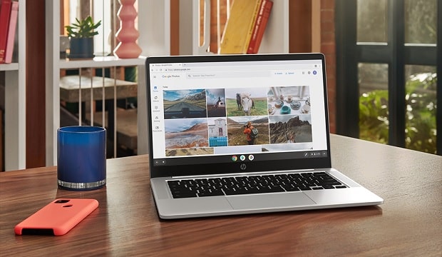 HP Chromebook 14a-nd0000　正面 (2)