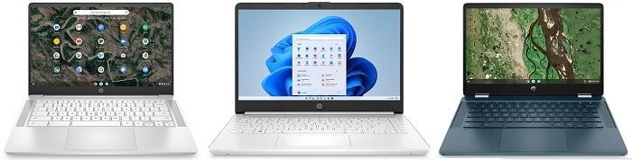 HP Chromebook 14a-nd0000と比較機種