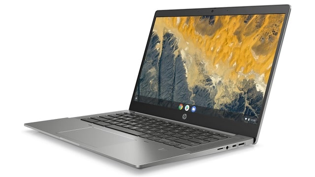 HP Chromebook 14b 右斜め前から