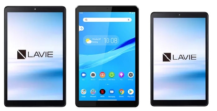 Lavie Tab 8と比較機種