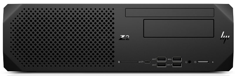 HP Z2 G8 SFF Workstation 横置き　正面
