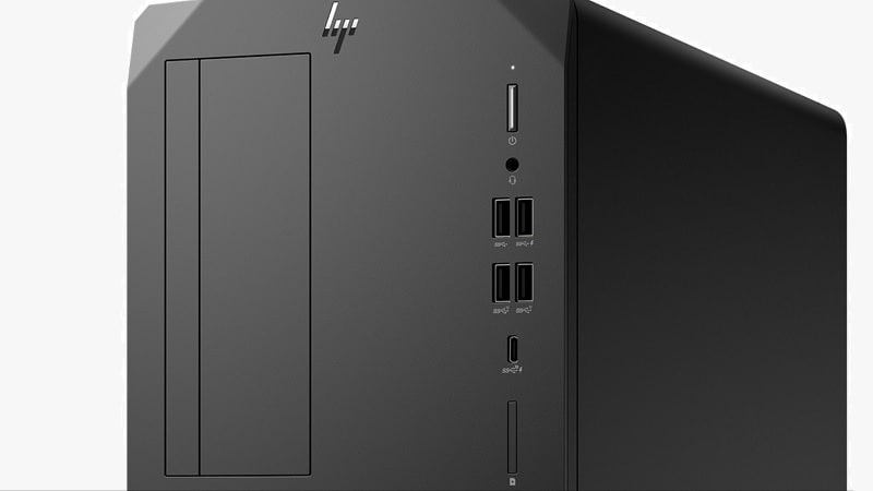 HP Z2 G8 Tower Workstation 前面インターフェイス