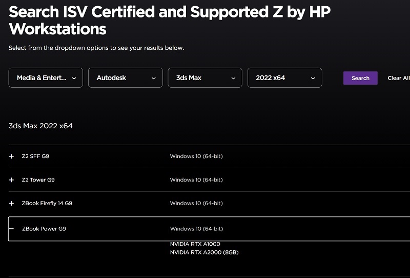 HP ZBook Power 15 G9 ISV認証