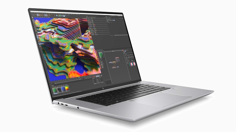 HP ZBook Studio 16 G9 左斜め前から