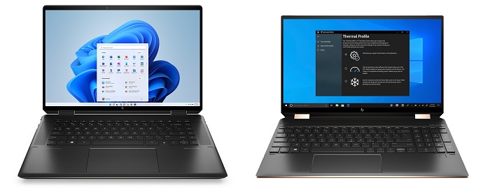 HP Spectre x360 16-fとSpectre x360 15-eb