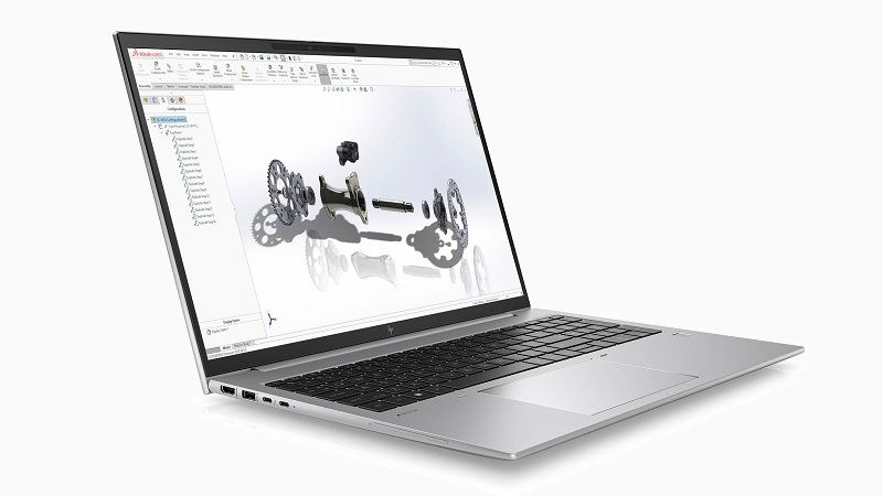 HP ZBook Firefly 16 inch G9 左斜め前から