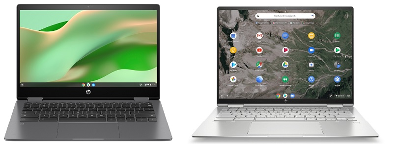 HP Chromebook x360 13bと13c