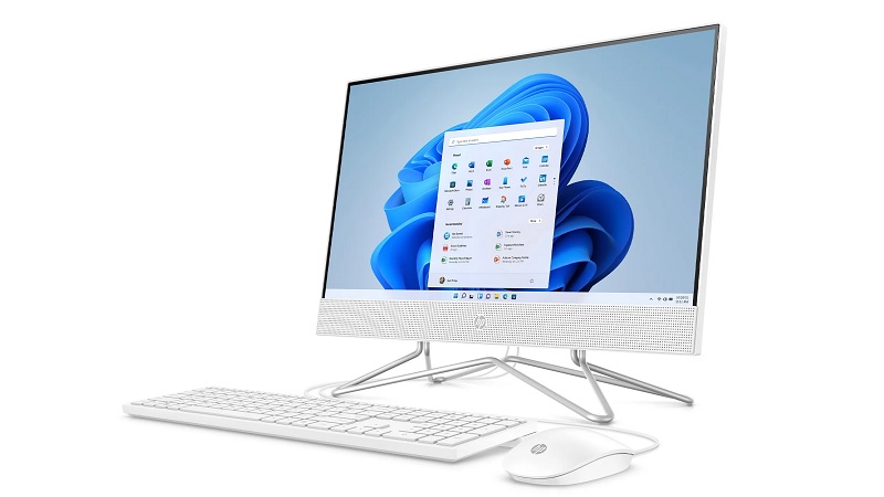 HP All-in-One 22 右斜め前から