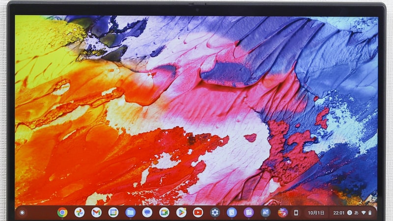 ASUS Chromebook CM14 Flip 色域チェック