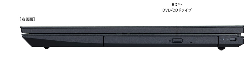 Lavie N16 右側面インターフェイス
