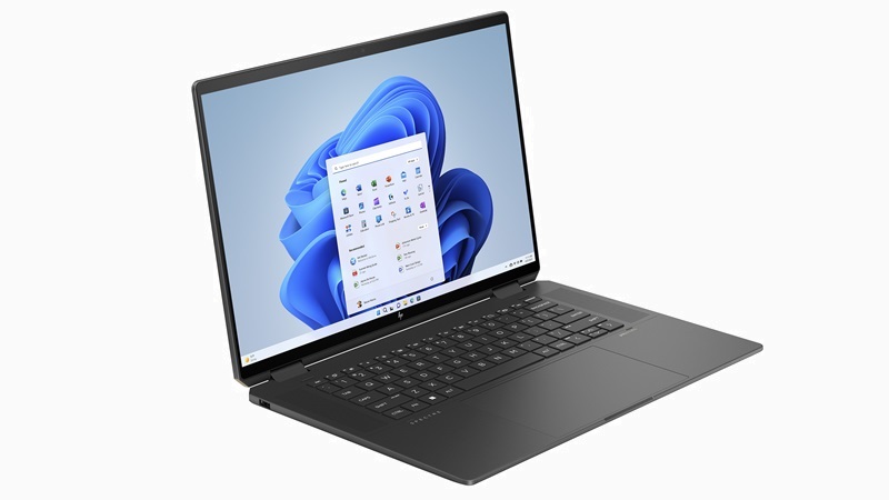 HP Spectre x360 16-aa 左斜め前から