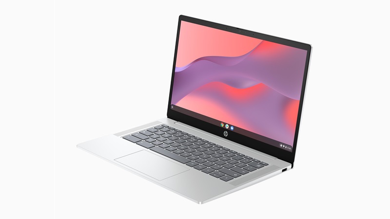 HP Chromebook 14a-nf 右斜め前から