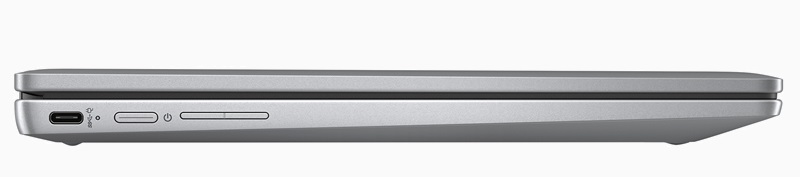 HP Chromebook Plus x360 14b-cd 左側面インターフェイス