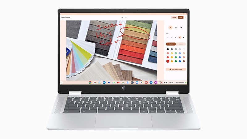 HP Chromebook x360 14b-cd ディスプレイ