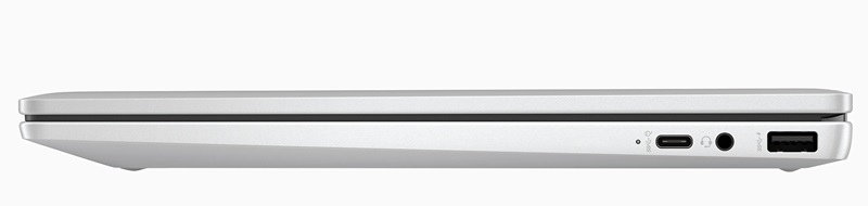 HP Chromebook x360 14b-cd 右側面インターフェイス